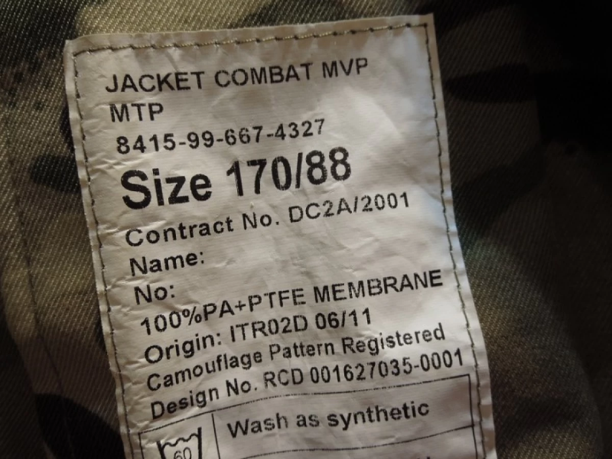 U.K.Jacket Combat Waterproof sizeL? used
