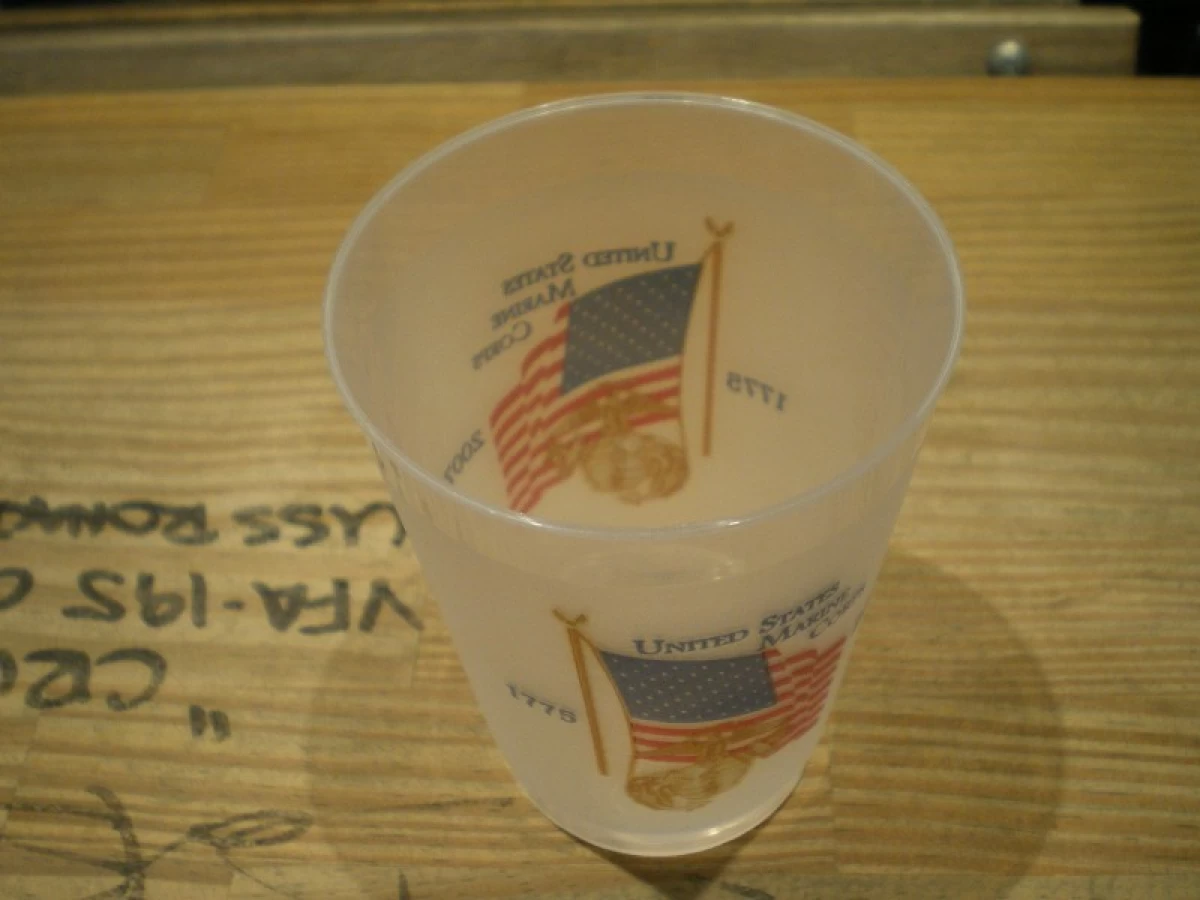 U.S.MARINE CORPS Pla Glass 
