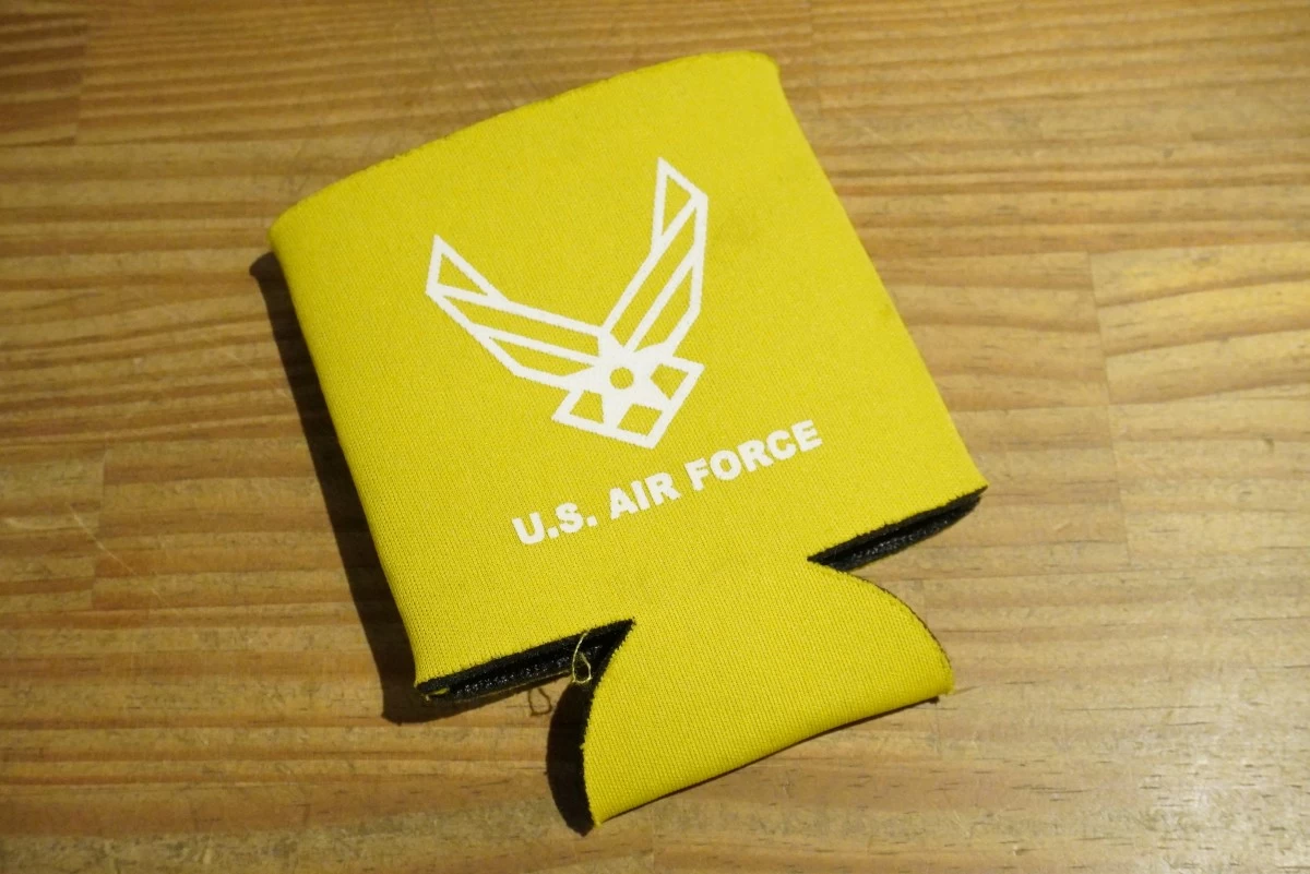 U.S.AIR FORCE Drink Holder Yellow new?