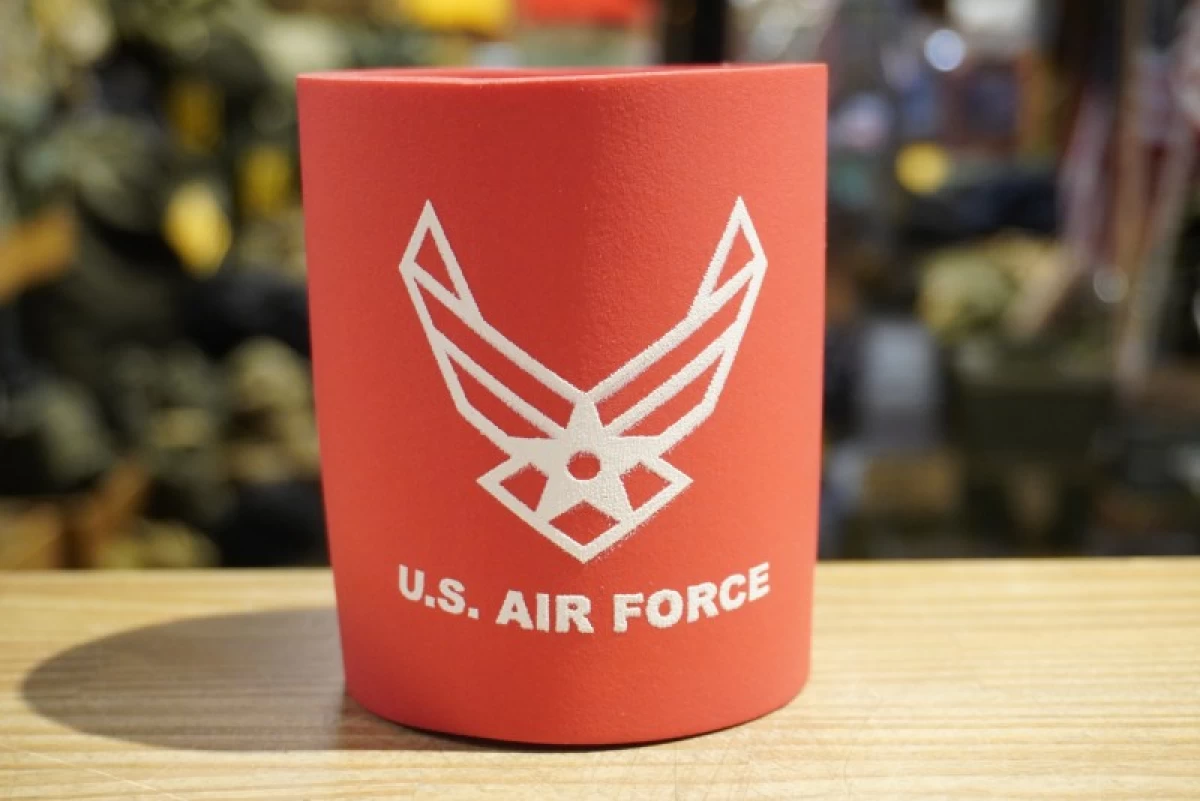 U.S.AIR FORCE Drink Holder Red new?