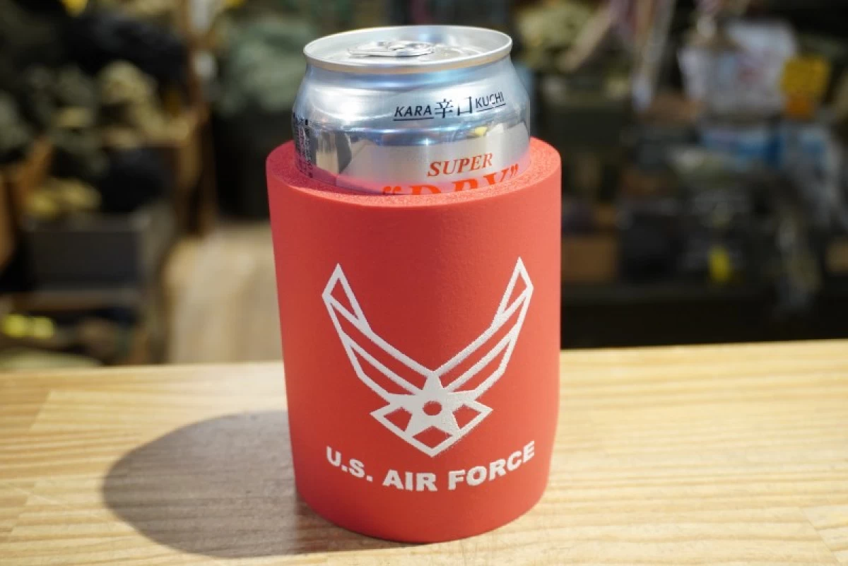 U.S.AIR FORCE Drink Holder Red new?