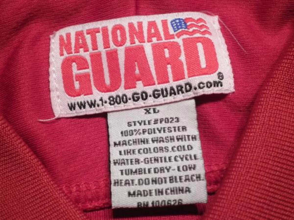 U.S.NATIONAL GUARD Polo Shirt sizeXL used?