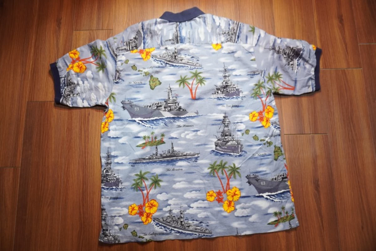 U.S.NAVY Pull-Over Shirt Aloha sizeXL used