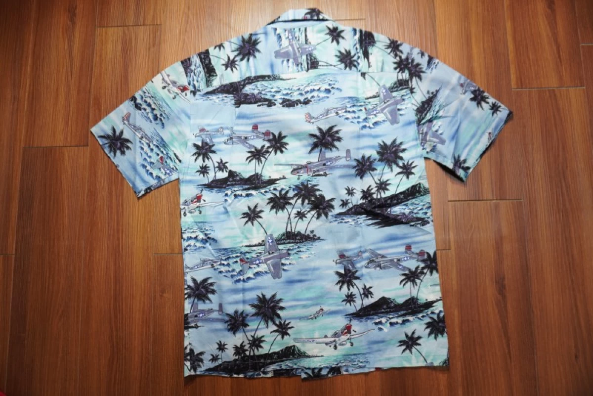 U.S.ARMY AIR FORCE Aloha Shirt sizeS used