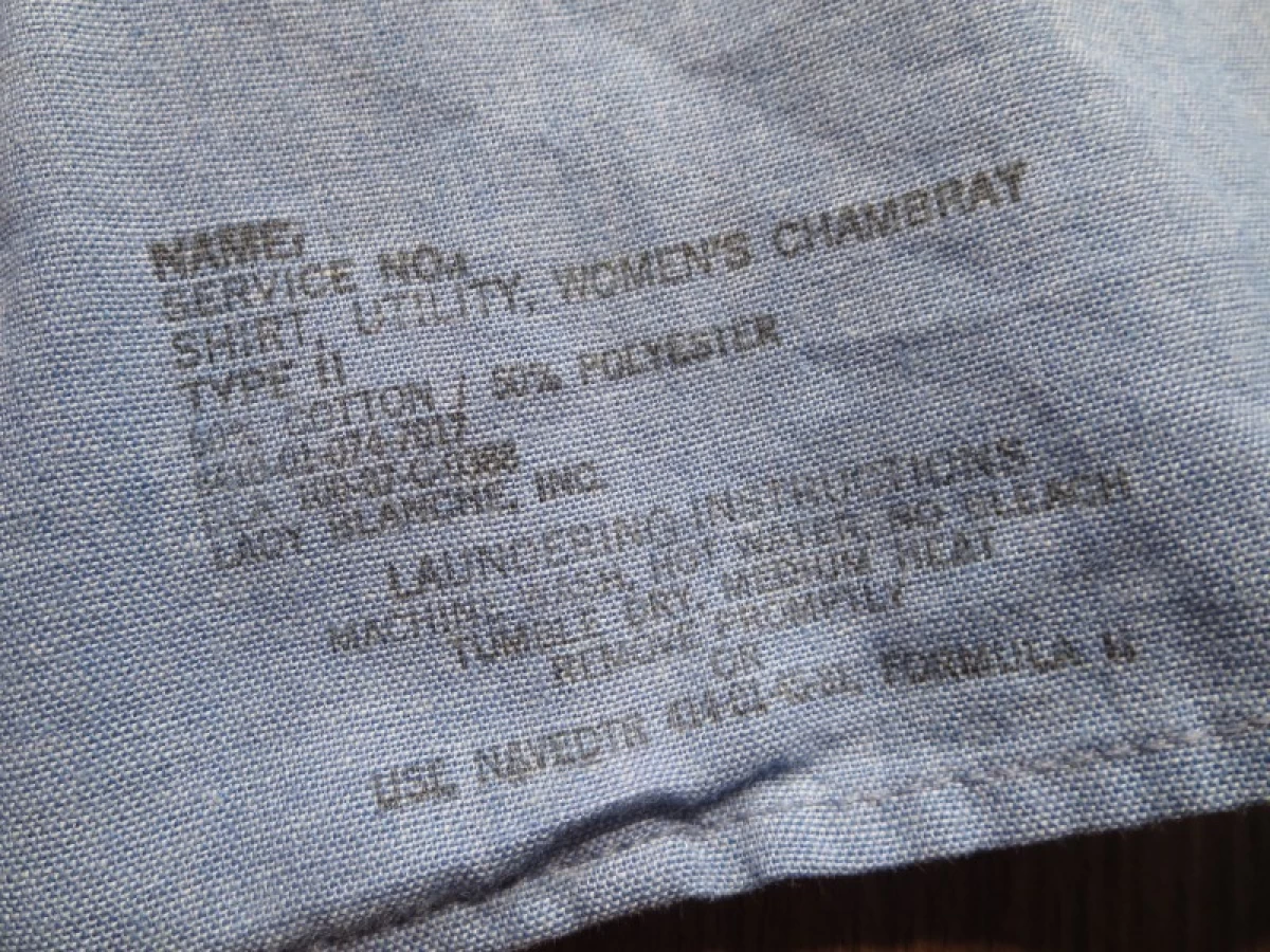 U.S.NAVY ShirtUtility Chambray Women