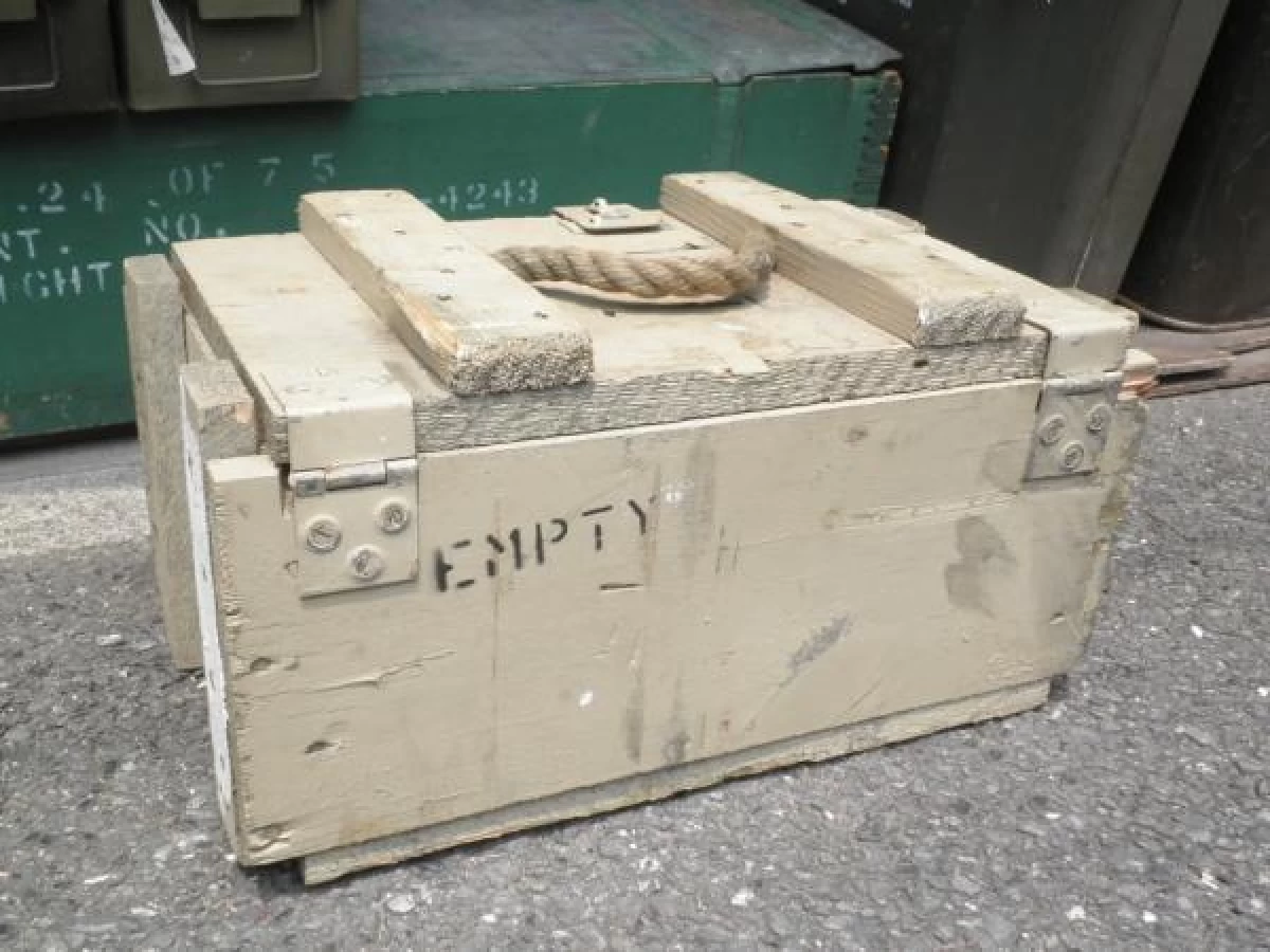 U.S.Wood Box Ammunition 1950年代? used
