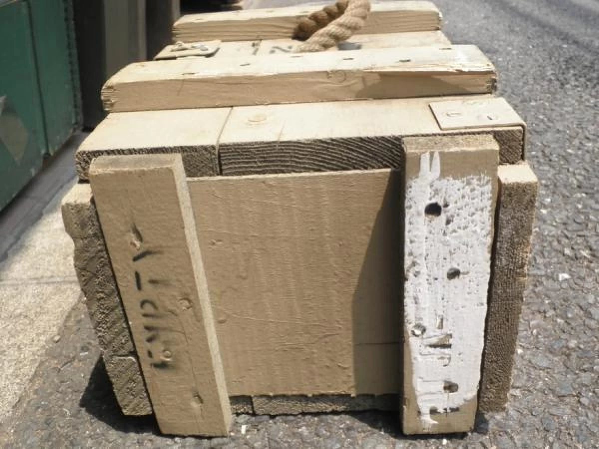 U.S.Wood Box Ammunition 1950年代? used