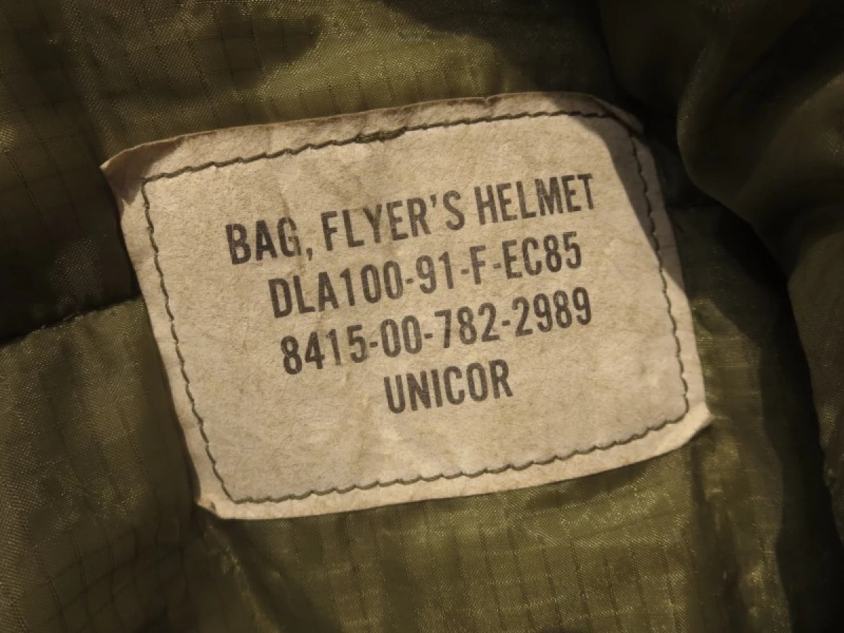 U.S.AIR FORCE Bag Flyer's Helmet 1991年 used