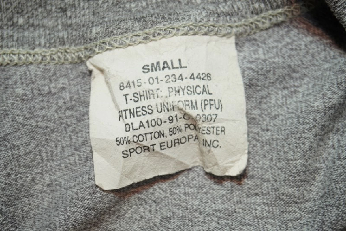 U.S.ARMY T-Shirt Physical Fitness 1991年 sizeS used