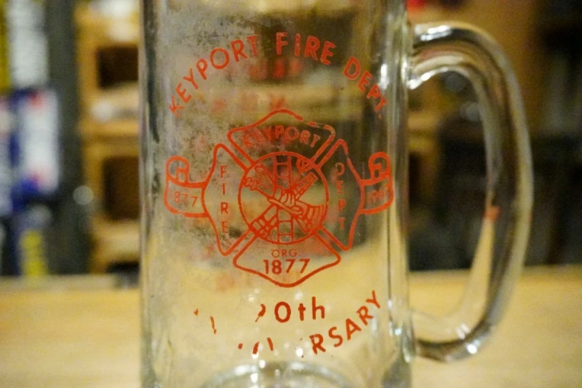 U.S.KEYPORT FIRE DEPT Beer Mug 1967年 used