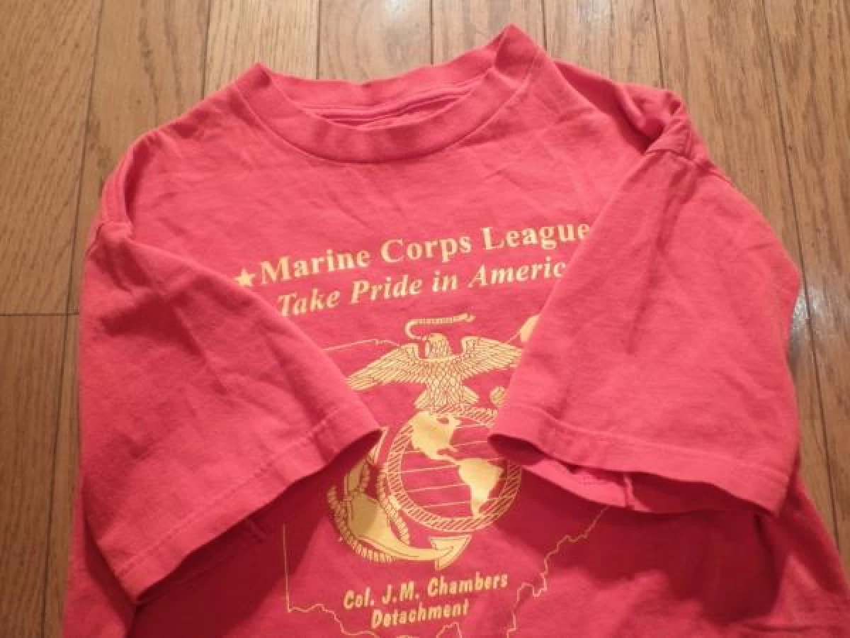 U.S.MARINE CORPS LEAGUE T-Shirt size? used