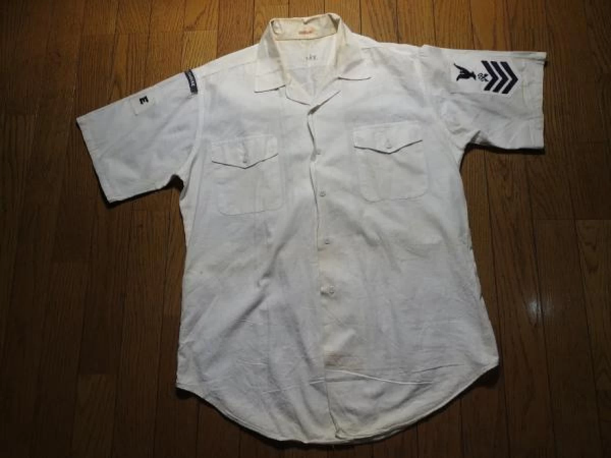 U.S.NAVY Utility Shirt 1965年頃 sizeM? used
