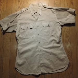 U.S.ARMY Shirt Cotton Khaki 1964年 size17 used