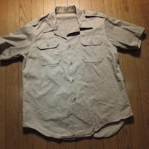 U.S.ARMY Shirt Cotton Khaki 1971年 sizeL used