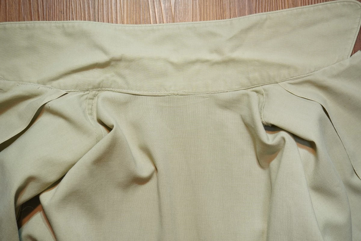 U.S.AIR FORCE Shirt Utility Tan 1960～70年代？ sizeS?～M? used