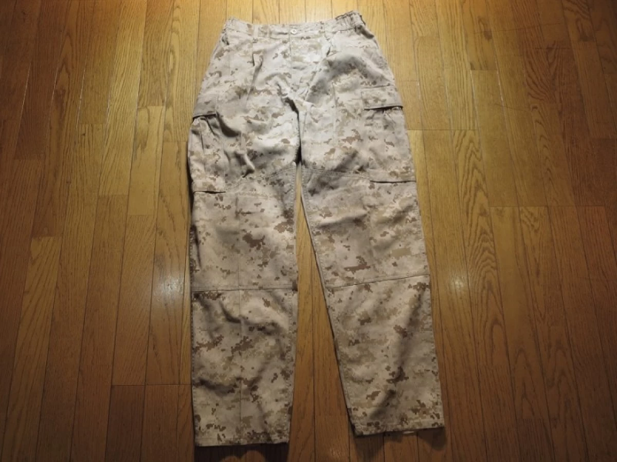 U.S.MARINE CORPS Trousers(MCCUU)Desert sizeM used