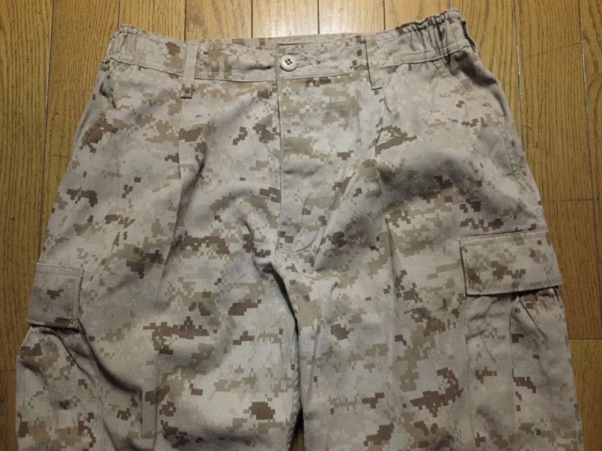 U.S.MARINE CORPS Trousers(MCCUU)Desert sizeM used