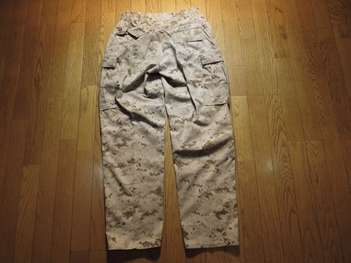 U.S.MARINE CORPS Trousers(MCCUU)Desert sizeM used