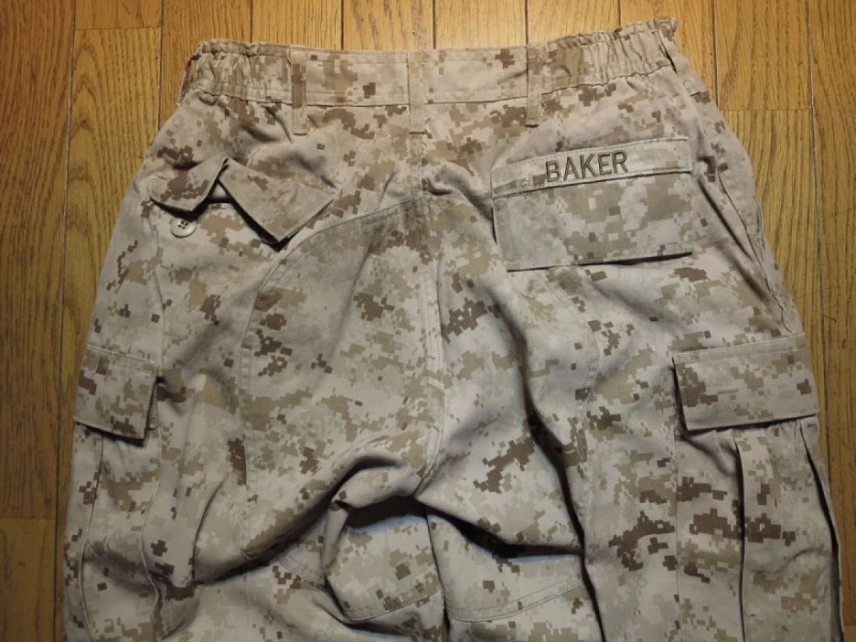 U.S.MARINE CORPS Trousers(MCCUU)Desert sizeM used