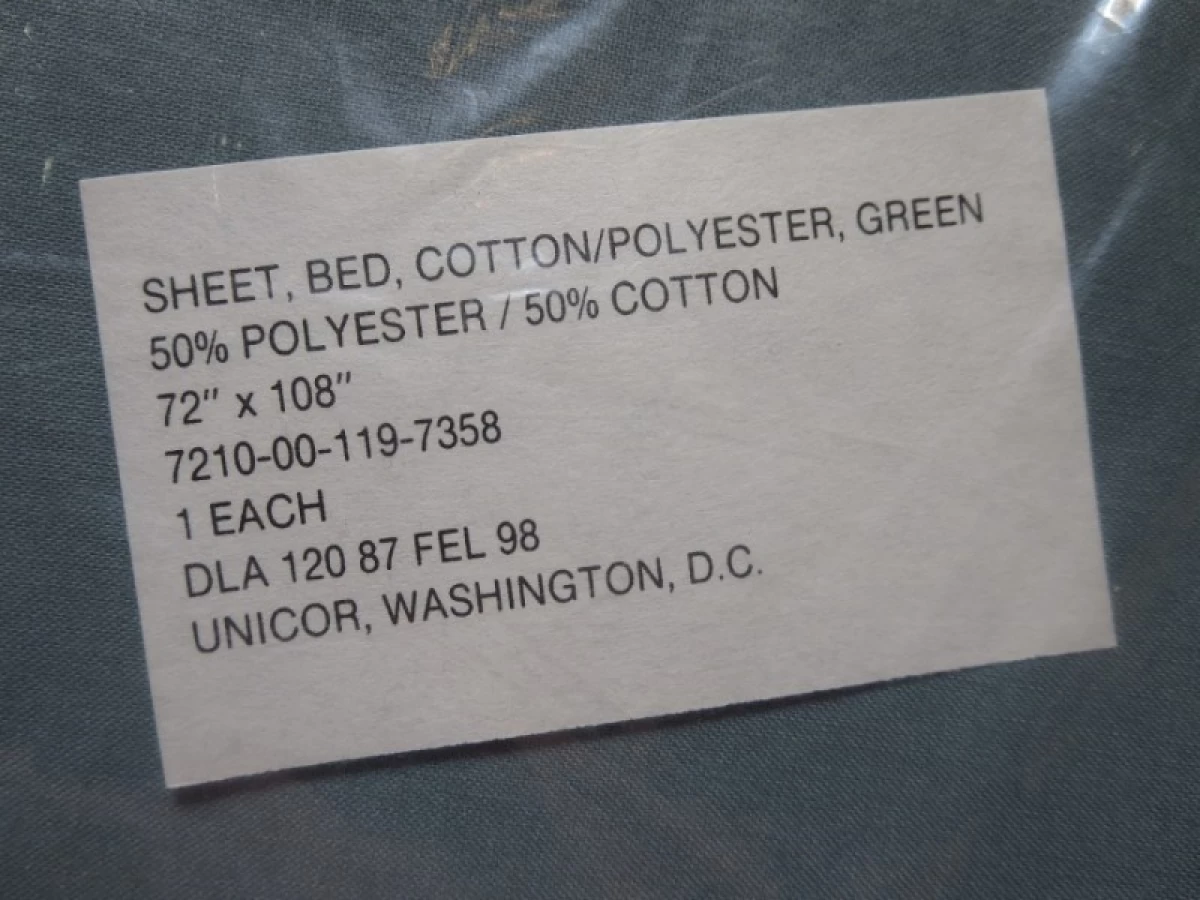 U.S.Sheet Bed Cotton/Polyester new