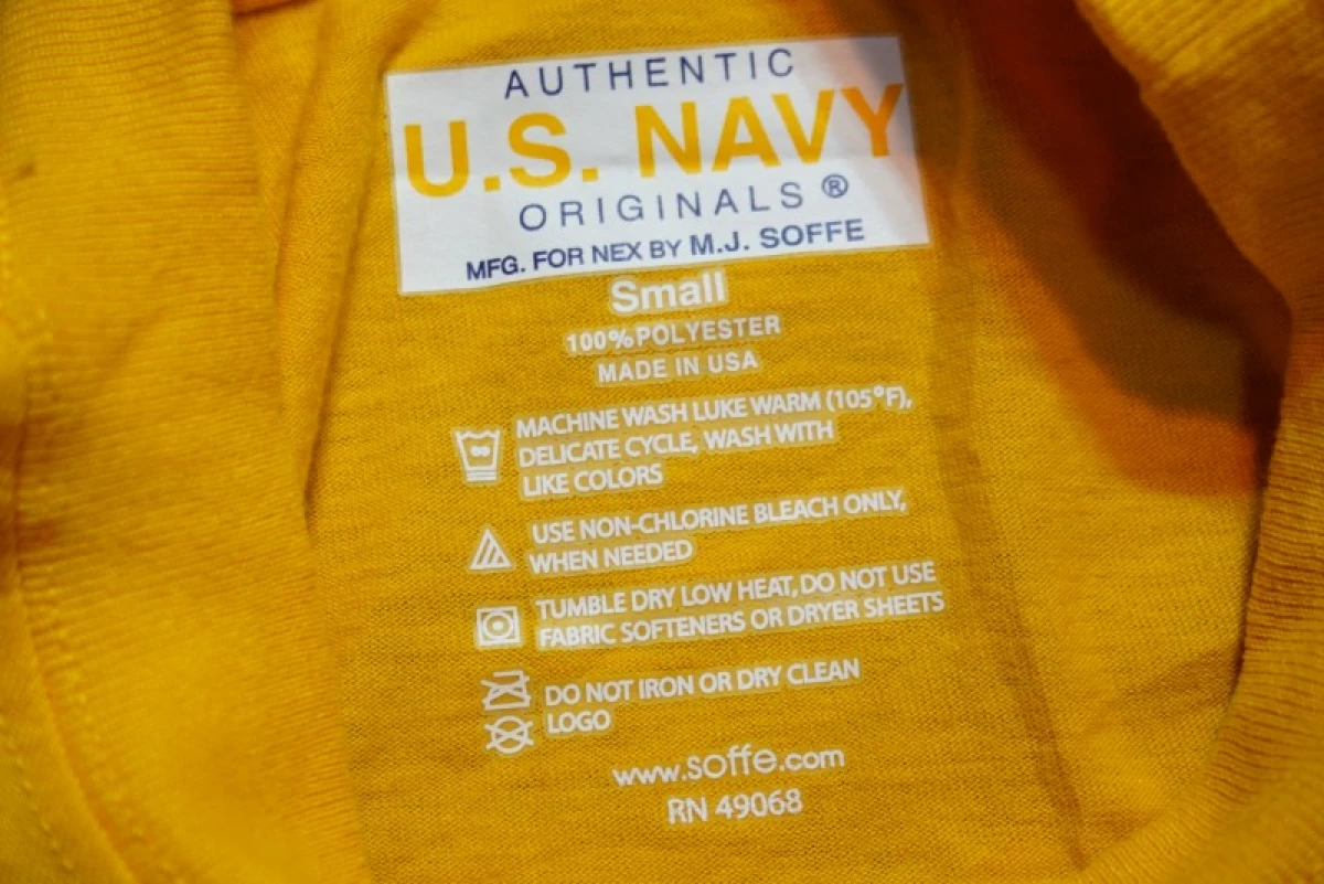 U.S.NAVY T-Shirt Athletic sizeS used