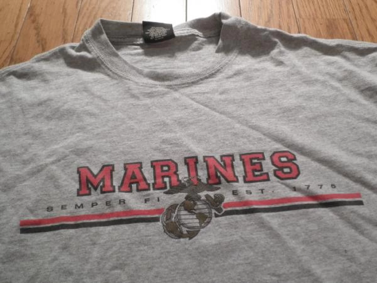 U.S.MARINE CORPS T-Shirt Long Sleeves sizeL used