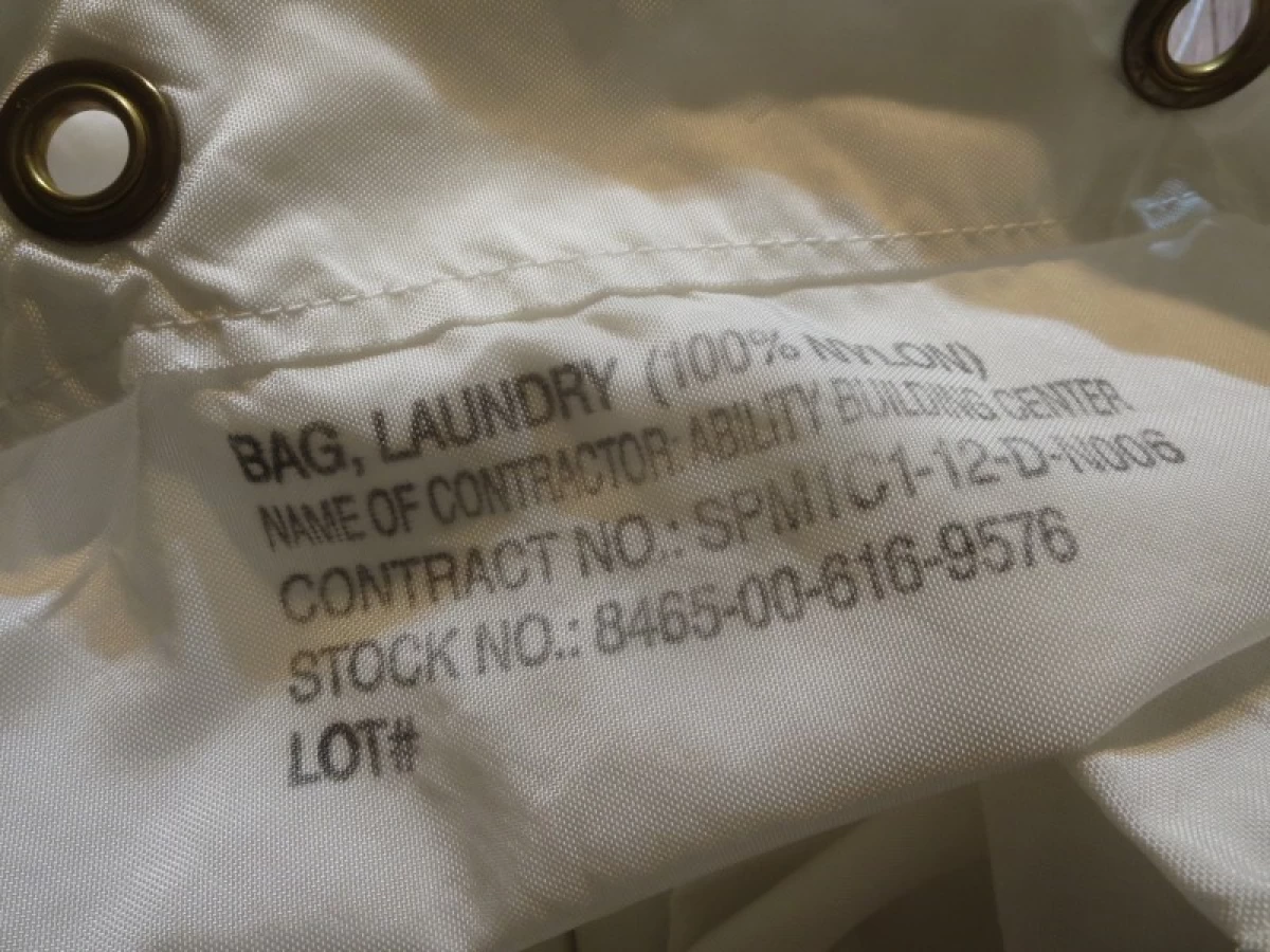 U.S.NAVY Laundry Bag 100% Nylon used