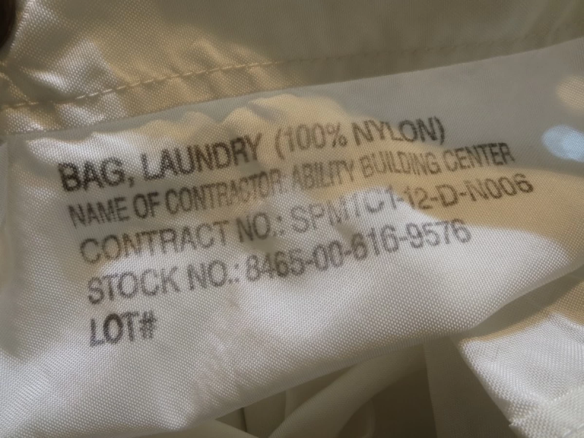 U.S.NAVY Laundry Bag 100% Nylon used