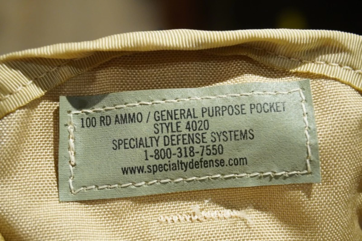 U.S Pouch 3colDesart 100Round General Purpose new?