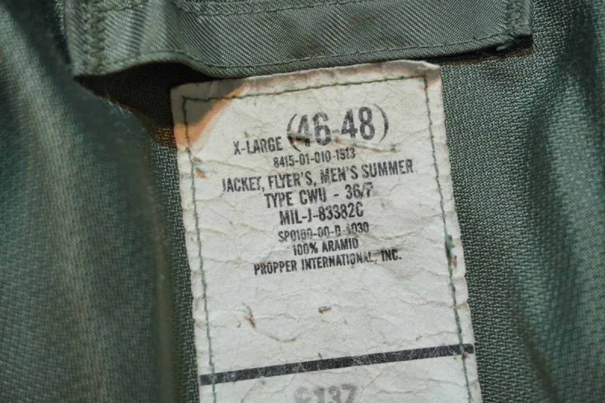 U.S.Jacket Flyer's Summer CWU-36/P sizeXL used