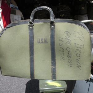 U.S.NAVY Hand Bag Aviator 1940年代 used