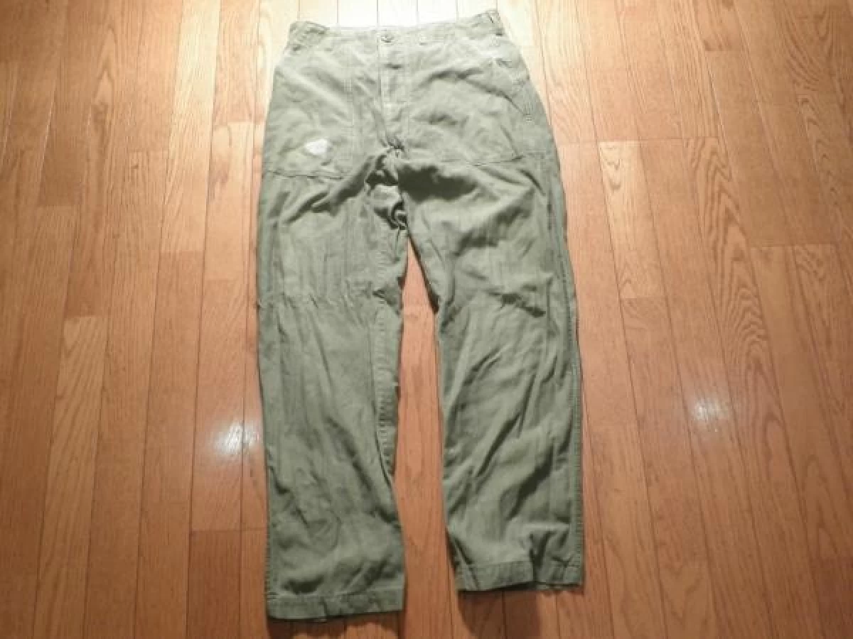 U.S.Cotton Trousers OG-107 1965年頃 size34 used
