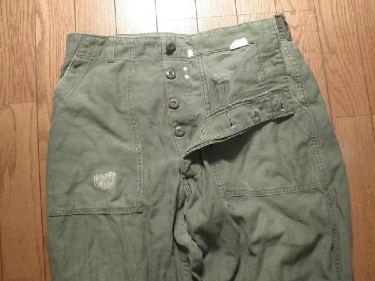 U.S.Cotton Trousers OG-107 1965年頃 size34 used