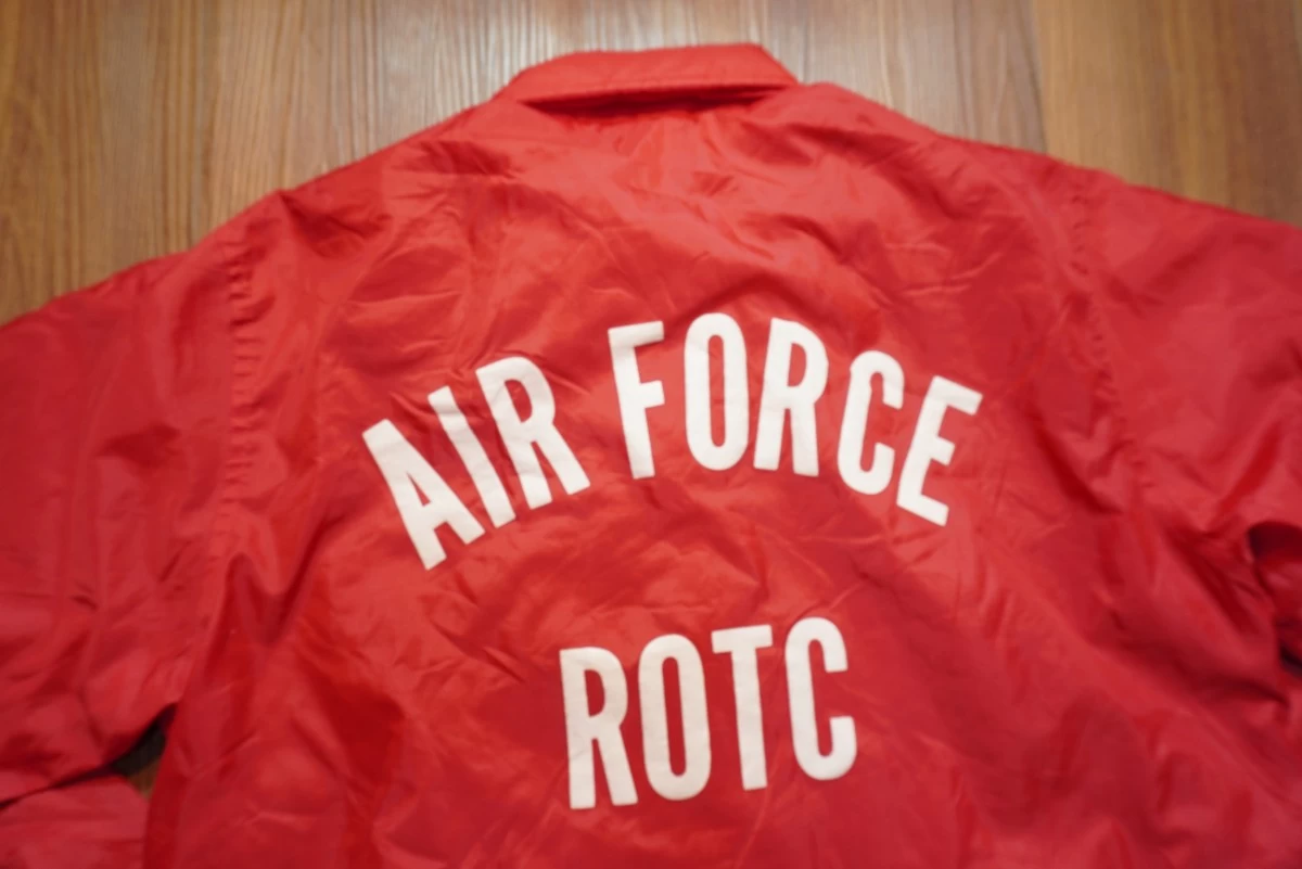 U.S.AIR FORCE ROTC Jacket Nylon sizeS used