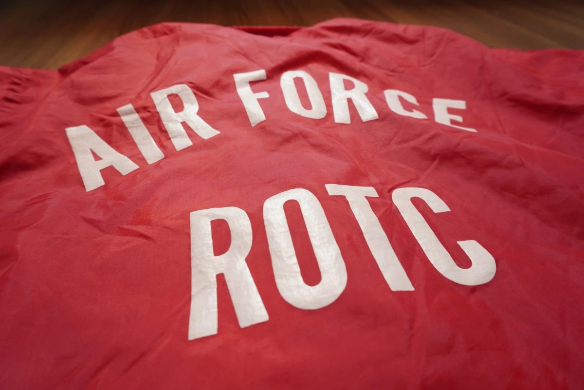 U.S.AIR FORCE ROTC Jacket Nylon sizeS used