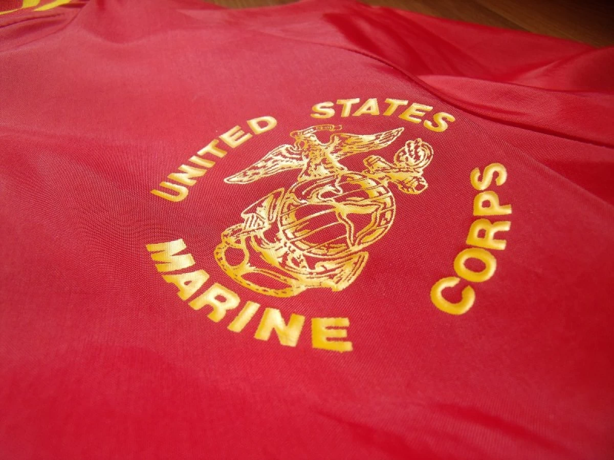 U.S.MARINE CORPS Athletic Jacket Nylon sizeS used