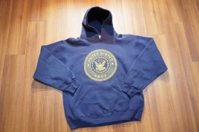 U.S.NAVY Hooded Parka Athletic sizeM used