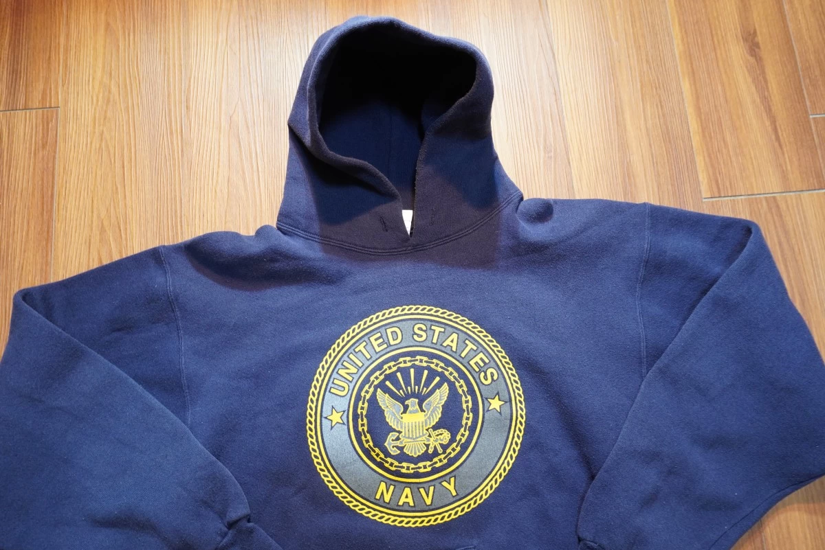 U.S.NAVY Hooded Parka Athletic sizeM used