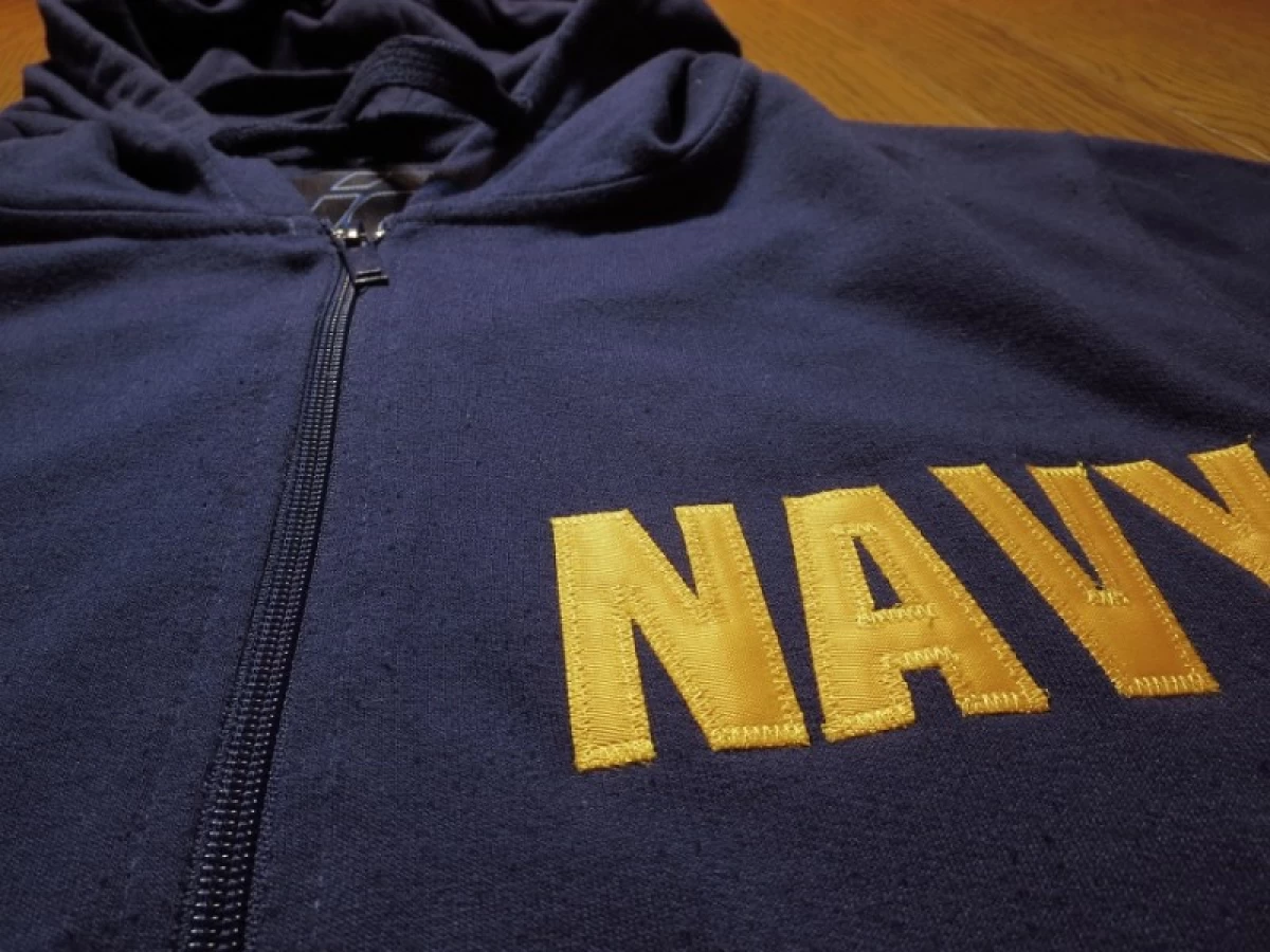 U.S.NAVY Hooded Full Zip Parka size3XL used