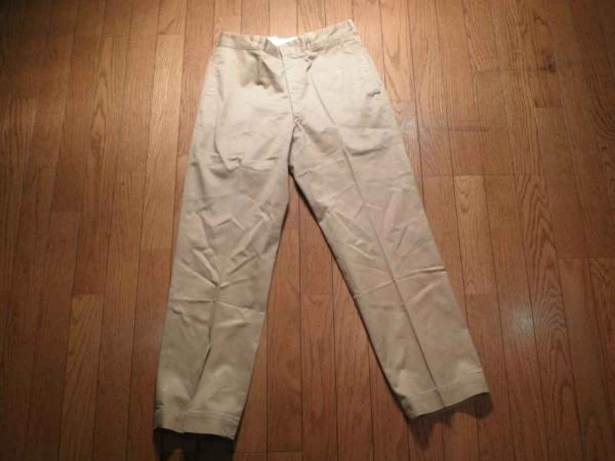 U.S.Trousers Kahki Cotton 8.2oz 1970年 size32? used