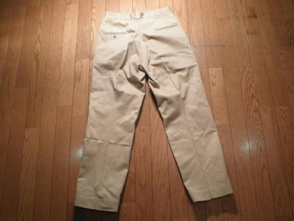 U.S.Trousers Kahki Cotton 8.2oz 1970年 size32? used