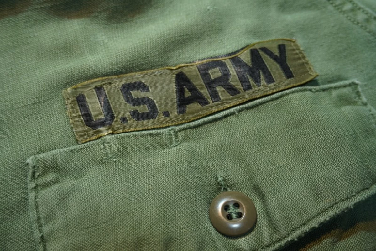 U.S.ARMY Utility Shirt Cotton 1967年 size14 1/2?
