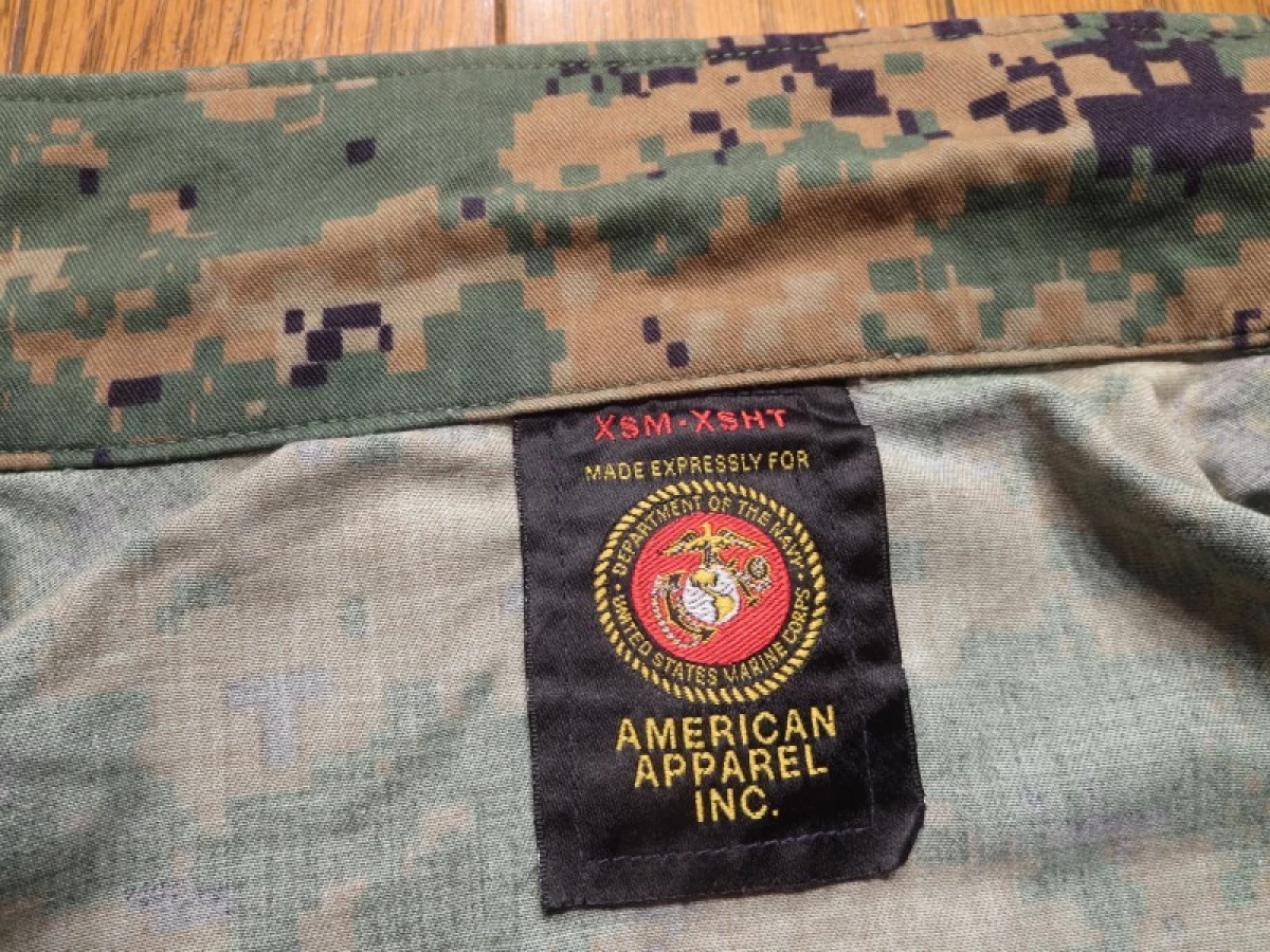 U.S.MARINE CORPS Blouse MCCUU WoodLand sizeXS used