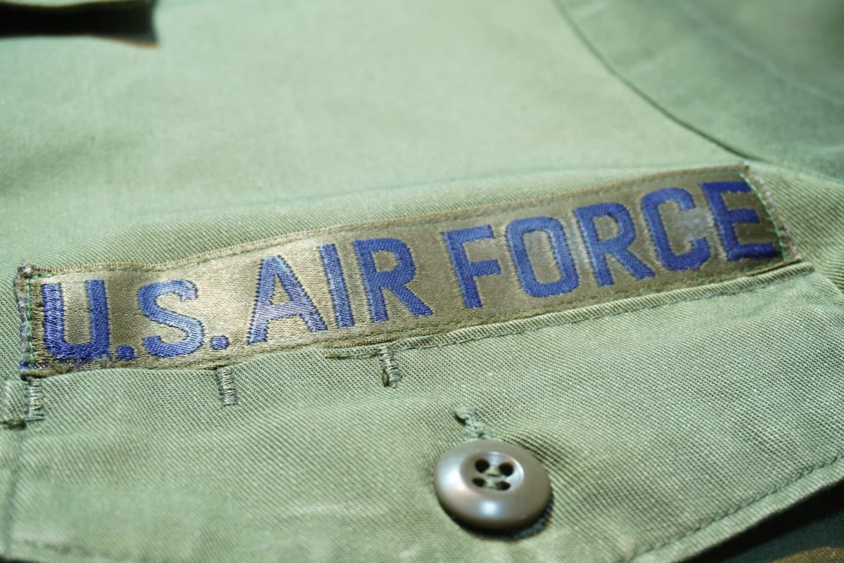 U.S.AIR FORCE Utility Shirt 1970-80年代 size15 1/2? used