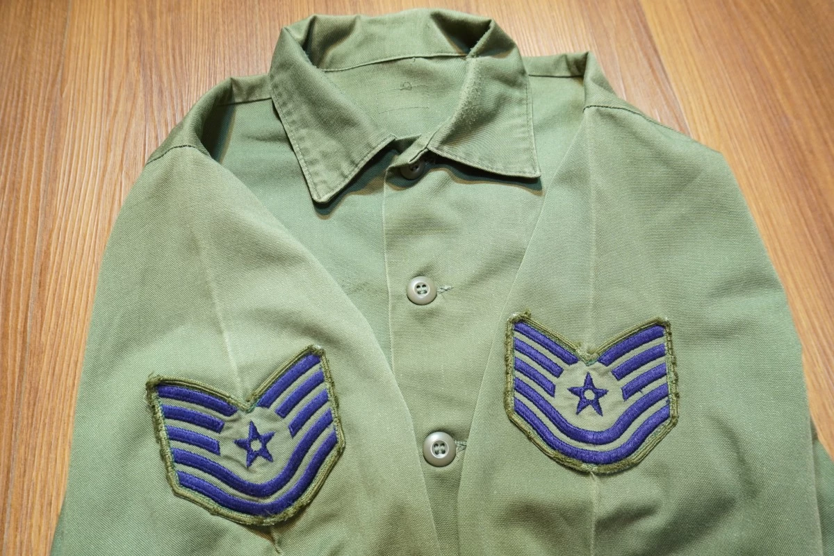 U.S.AIR FORCE Utility Shirt 1970-80年代 size15 1/2? used