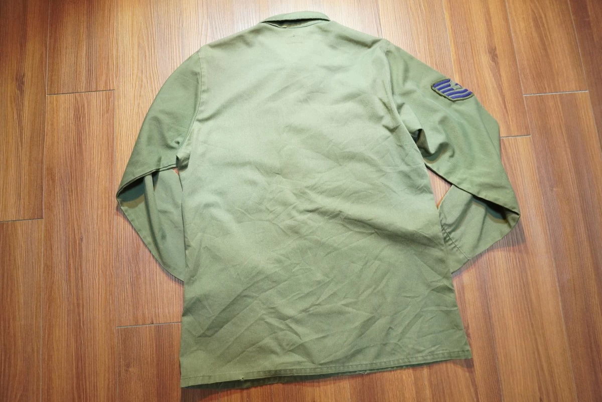 U.S.AIR FORCE Utility Shirt 1970-80年代 size15 1/2? used