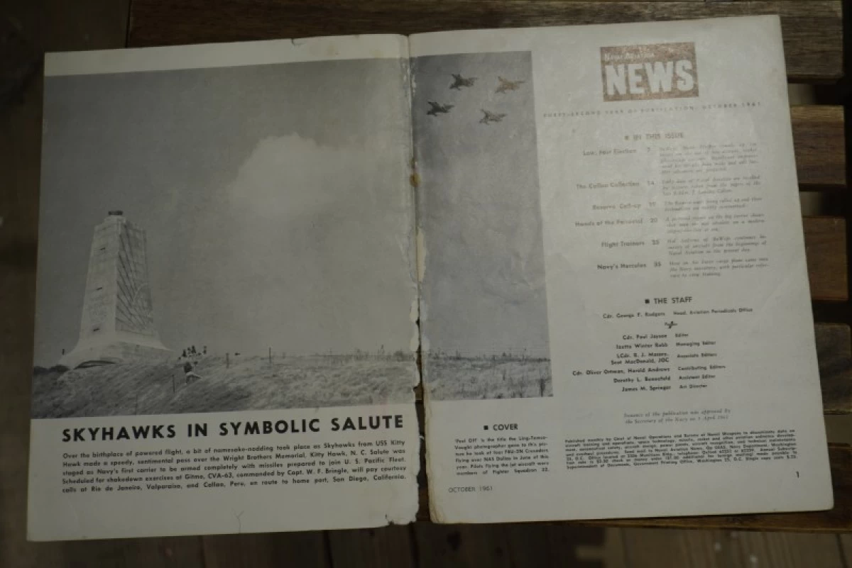 U.S.NAVAL AVIATION NEWS 1961年10月