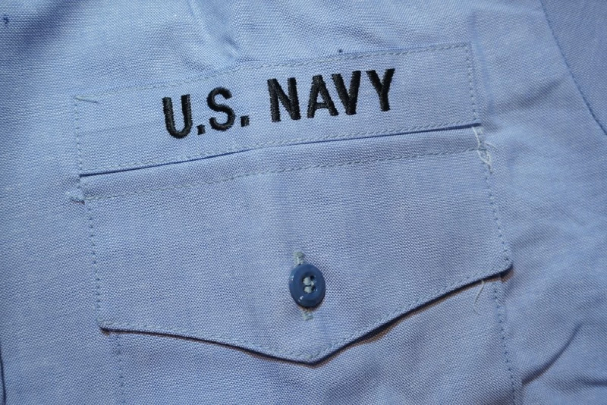 U.S.NAVY Shirt Utility Work sizeM new