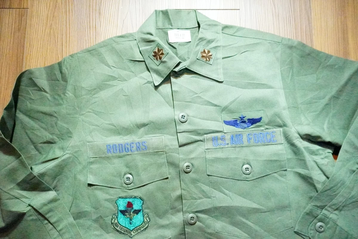 U.S.AIR FORCE Utility Shirt 1984年 size15 1/2 used?