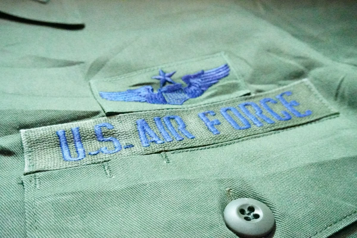 U.S.AIR FORCE Utility Shirt 1984年 size15 1/2 used?